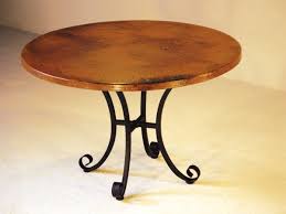 Vintage modern coffee table with hammered copper top. Italian Round Dining Table Base Mr Vallarta S