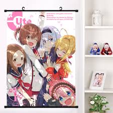 Sunday camp home decor kitchen. Collectibles Cute Anime Wall Scroll Poster Yuru Camp Character Art Home Decor Collection Gift Cocos Com De