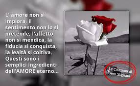 L Amore Non Si Implora Il Sentimento Non Lo Si Pretende L Affetto Non Si Mendica La Fiducia Si Conquista La Lealta Si Coltiva Q Nel 2020 Sentimenti Semplicita Gin