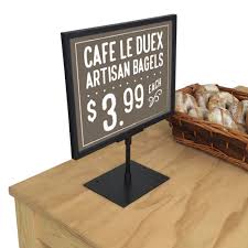 Bakery Countertop Sign Holder Great For Pastry Cases 8 5 X 11 Store Signage Sign Holder Bakery Design Interior