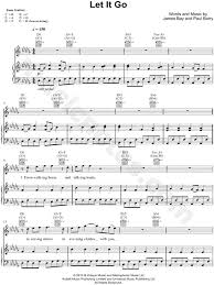 Piano sheet is arranged for piano and available in easy and advanced versions. James Bay Let It Go Sheet Music In Db Major Transposable Download Print Sku Mn0142146