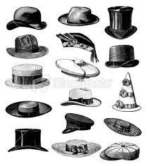 Antique Engraving Of A Collection Of Hat Illustrations Published In Classic Hats Hats Vintage Trendy Hat