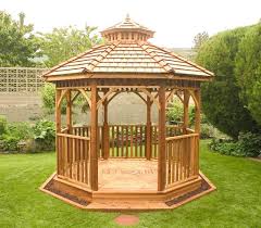 14 Cedar Wood Gazebo Designs Octagon Rectangle Hexagon And Oval Styles Wooden Gazebo Modern Gazebo Patio Gazebo