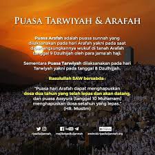 Doa berbuka puasa memang sudah tak asing lagi bagi umat muslim, bahkan hampir seluruh umat puasa tarwiyah adalah puasa yang dilaksanakan pada tanggal 8 dzulhijjah (sebelum hari wukuf). Pahala Puasa Tarwiyah Dan Arofah Tanggal