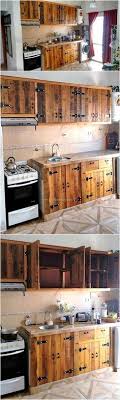 Choose One Idea For Your Next Diy Pallet Projects With Images Pallet Kitchen Cabinets Pallet Kitchen Diy Pallet Projects