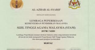 Hikayat Syathir Sijil Tinggi Agama Malaysia Stam