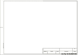 Diese kurzeinführung in das technische zeichnen beruht vor allem auf meiner jahrelangen erfahrung als konstrukteur. Transparentpapier Zeichenpapier Mit Schriftfeld Rand Technisches Zeichnen A3 Ebay