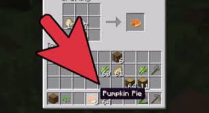 Pumpkin pie functions as a normal food item, a single pie being eaten once, unlike cake which needs to be placed on you can make a pumpkin pie with one pumpkin , one egg , and one unit of sugar. How To Cook Meat In Minecraft 6 Steps With Pictures Wikihow