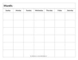 Blank Calendar Printable Calendar Template Blank Calendar Template Blank Calendar