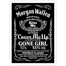 Morgan Wallen Sticker Party Invite Template Jack Daniels Birthday Birthday Invitation Templates