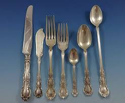 Flatware made in usa by liberty tabletop. Amazon Com Old Atlanta By Wallace Irving Sterling Silver Flatware Set 8 Service 66 Pieces Flatware Sets