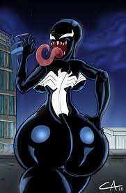 Extra Thicc Venom (Spider-Man) [Ameizing Lewds] Cartoon Porn Comic