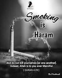 It's only haram to smoke weed (using drugs). Pin Auf Smoking Is Haram