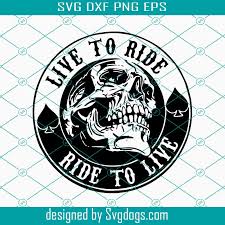 It can be used for digital printing and screen printing. Dead Biker Skull Svg Laser Engraved Svg Live To Ride Svg Svgdogs