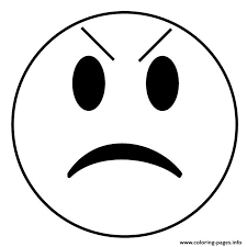 Print Angry Face Emoji Coloring Pages Wutendes Emoji Emoji Ausmalbilder