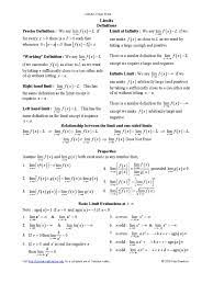 Worksheet will open in a new window. The Ultimate Calculus Cheat Sheet