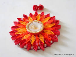 A Handfull Of Art Diwali Celebrations Quilling Candle Holder Quilling Patterns Paper Quilling Designs