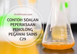 Jawatan kosong 2019 terkini ok? Contoh Soalan Peperiksaan Penolong Pegawai Sains C29