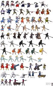 1000 x 500 gif 47 кб. Battle Characters Support Units Fantasy Character Design Pixel Design Character Design