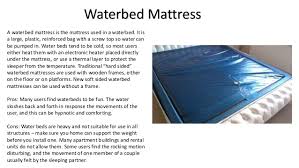 However, since the mattress can be quite. Types Of Mattresses 10 Mattresses Explained
