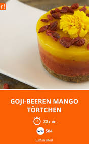 Goji Beeren Mango Tortchen Rezept Goji Beeren Beeren Goji