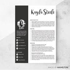 Energy Resume Template Cover Letter Resume Template Lettering Visual Resume