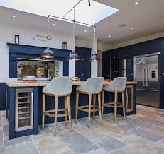 1 Bespoke Kitchen Project 23 Guildford Bar Stools In 2020 Open Plan Kitchen Living Room Open Plan Kitchen Dining Open Plan Kitchen Dining Living