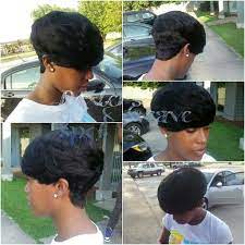 Feathered Mushroom Quick Weave Hairstyles Weave Hairstyles Hair Styles
