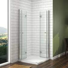Duschkabine 100x70x185cm falttür eckeinstieg duschabtrennung rahmenlos duschtür mit seitenwand schwingtür duschwand aus 6mm esg sicherheitsglas. Duschkabine 100x100 Eckeinstieg Falttur Duschabtrennung Duschtur Duschtrennwand Ebay
