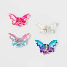 Hair clips trend has been a popular trend of 2019 spring/summer. Girls 4pk Butterfly Hair Clips Cat Jack Target