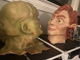 Goosebumps Carly Beth Haunted Mask and Slappy Mask Authentic RARE Halloween  NEW