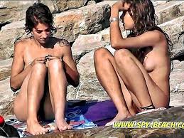 European Females Sunbathing On Nude Beach Caught On Hidden Spy Cam A Close  Up Of Outdoor Topless Ladies - XXXBP