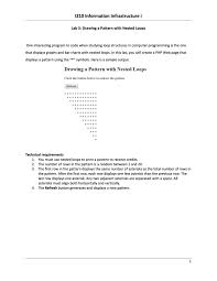 There are various methods to solve this problem. One Interesting Program To Code When Studying Loop Structures In Computer Programming Is The One That Displays Graphs And Bar Charts With Nested Course Hero