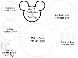 Use a rotary cutter or scissors to cut around the template. Mickey Mouse Ears Template Printable 1 236 X 185 Carwad Net Minnie Mouse Bow Minnie Mouse Birthday Party Minnie Mouse Silhouette