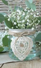 Such A Pretty Centrepiece For A Wedding Or Celebration Cream Crochet Heart Available Complete Or To Mak Crochet Wedding Crochet Wedding Favours Wedding Crafts