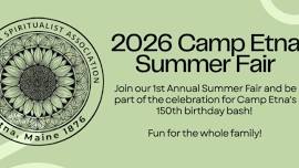 Camp Etna 1st Annual Summer Fair