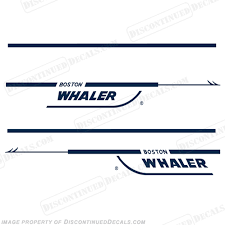 Boston Whaler 21 Walk Around Decal Kit Any Color