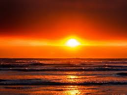 Ocean storms 05 hd picture. Ocean Sunset Horizon Sky Waves Background Toppng