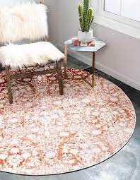 Shop wayfair for the best terracotta round rug. Terracotta 6 X 6 New Vintage Round Rug Esalerugs