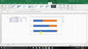 How To Create A Gantt Chart By Using Microsoft Excel 2016