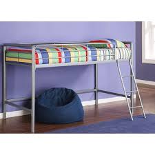 Dhp Junior Metal Loft Bed Twin Size Multiple Colors Walmart Com Junior Loft Beds Low Loft Beds Loft Bed Frame