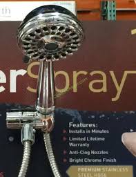 Waterpik Handheld Shower Head 14 Spray Settings Costcochaser