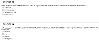 Solved Question 1 Deterrent Controls Identify That A Threat Chegg Com