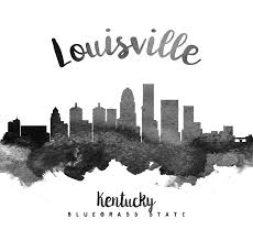 Big bat at louisville slugger factory and museum. Louisville Kentucky Skyline 18 Painting By Aged Pixel