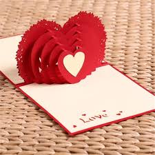 Pop up cards tutorial collection. Handmade 3d Pop Up Valentine Cards Wedding Cards Anniversary Cards Greeting Cards Invitations Home Garden Ehpad Lapalisse Com