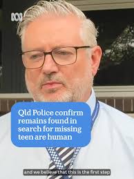 Police have confirmed human remains were found in a national park in  southern Queensland during the search for missing teenager Pheobe Bishop.  In a statement