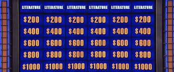 If you've found yourself escaping into new novels during the quarantine, why not test your and your friends' know. 100 Literary Jeopardy Clues From Real Episodes Of Jeopardy Literary Hub