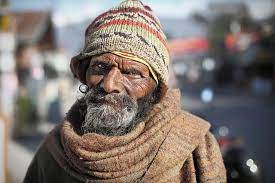 Pokhara Poor Man Male Portrait Man Old Faces