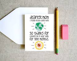 Drawing Happy Birthday Card For Mother Thanks For Cooking Me Mom Card Mothers Day Birthday Funny Cute Sweet Silly Drawing And Illustration Ea Birthday Cards For Mom Mom Cards Homemade Birthday Cards