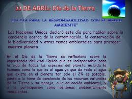 Y el planeta tierra nos necesita hoy más que nunca …. Celebraciones En El Mes De Abril Ppt Descargar